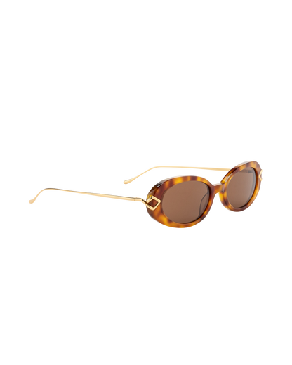 Livi - Yellow Honey Tortoise Sunglasses