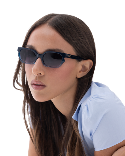 Maia - Deep Teal Sunglasses