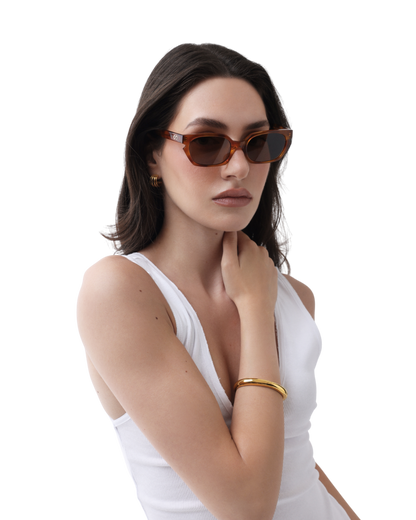 Maia - Honey Tortoise Sunglasses