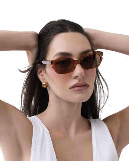 Maia - Honey Tortoise Sunglasses