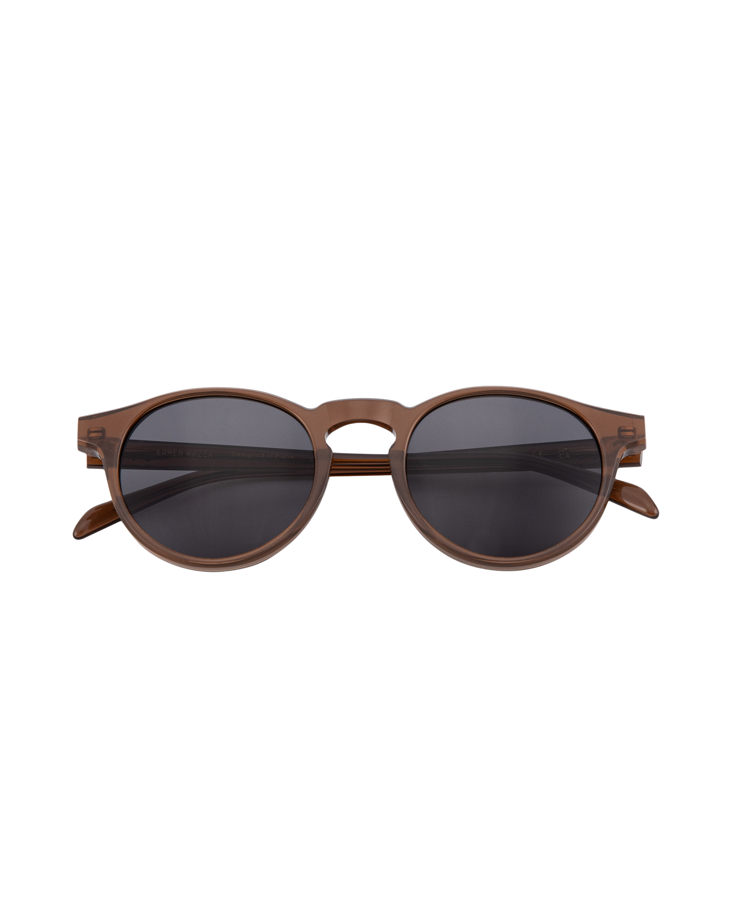 Matt - Clear Brown Sunglasses