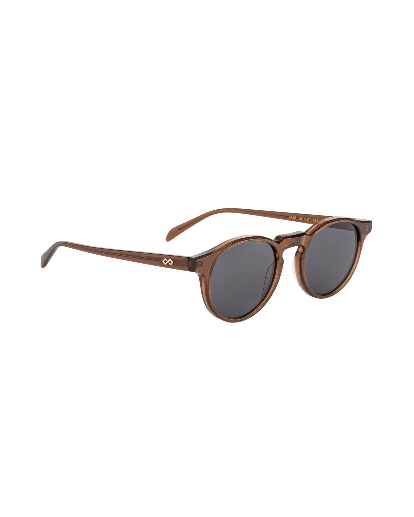Matt - Clear Brown Sunglasses