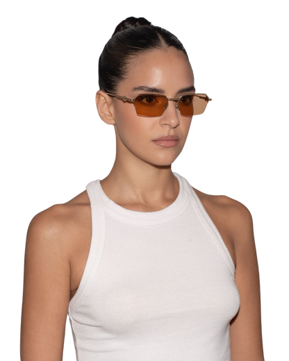 Alex - Orange Sunglasses