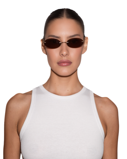 Vicky - Brown Sunglasses