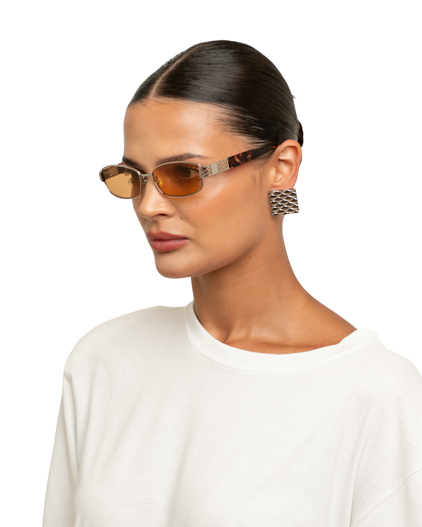 Nat - Orange Sunglasses