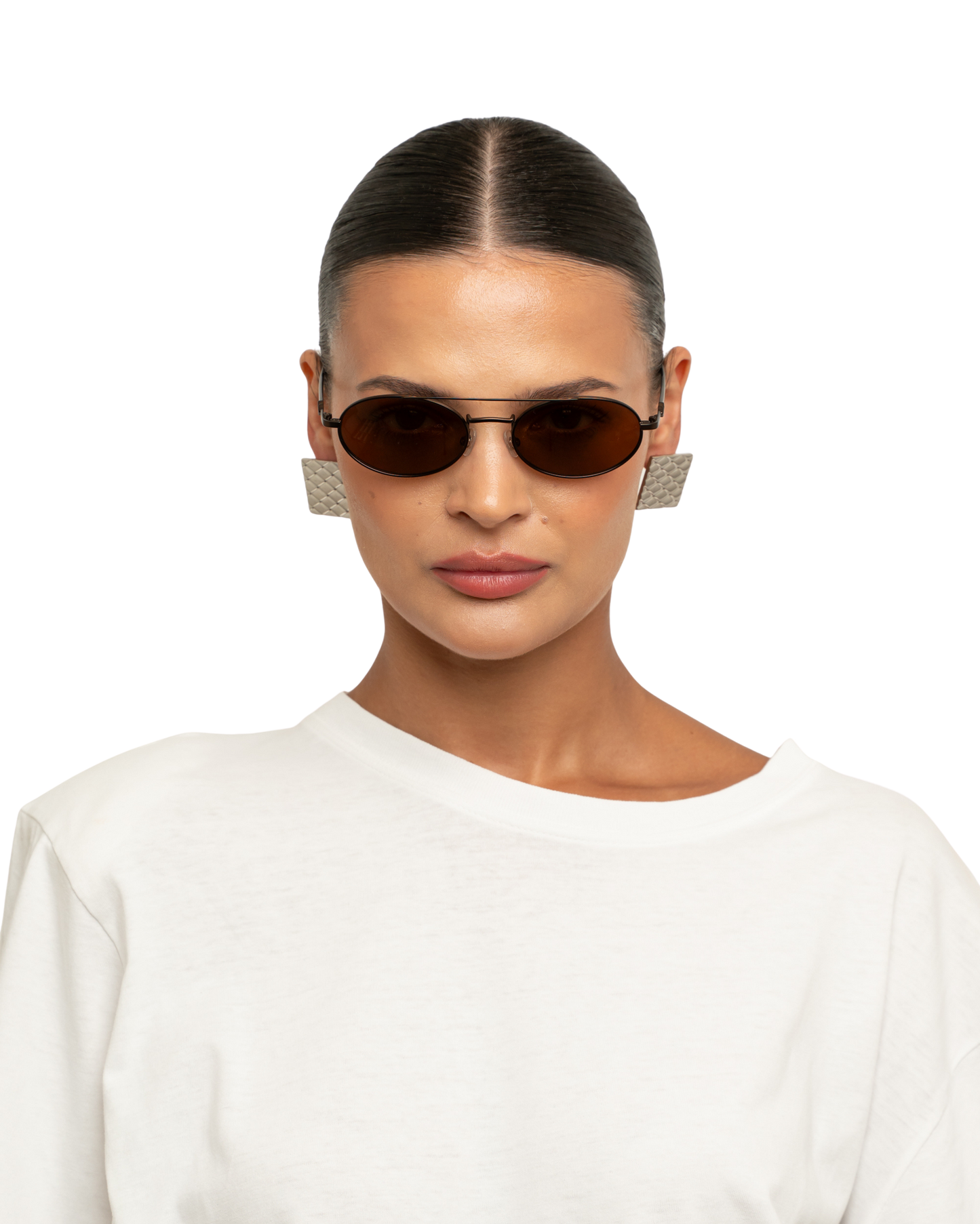 Noa - Amber Brown Sunglasses