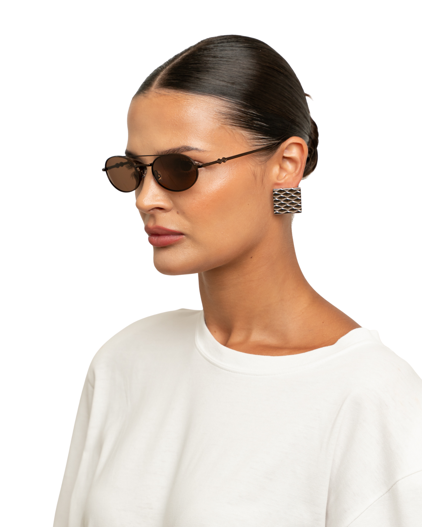 Noa - Amber Brown Sunglasses