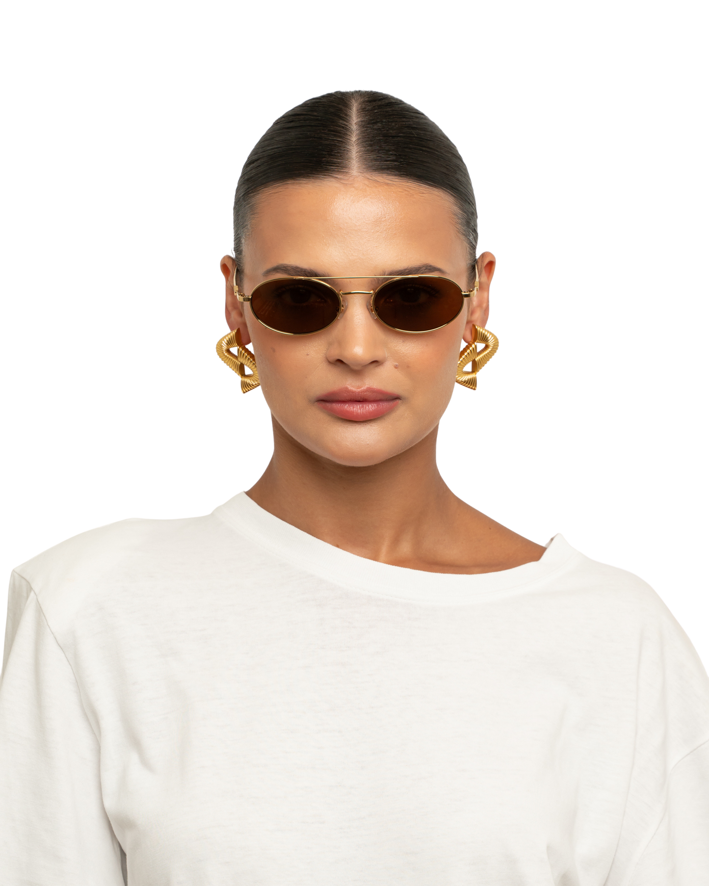 Noa - Brown Sunglasses