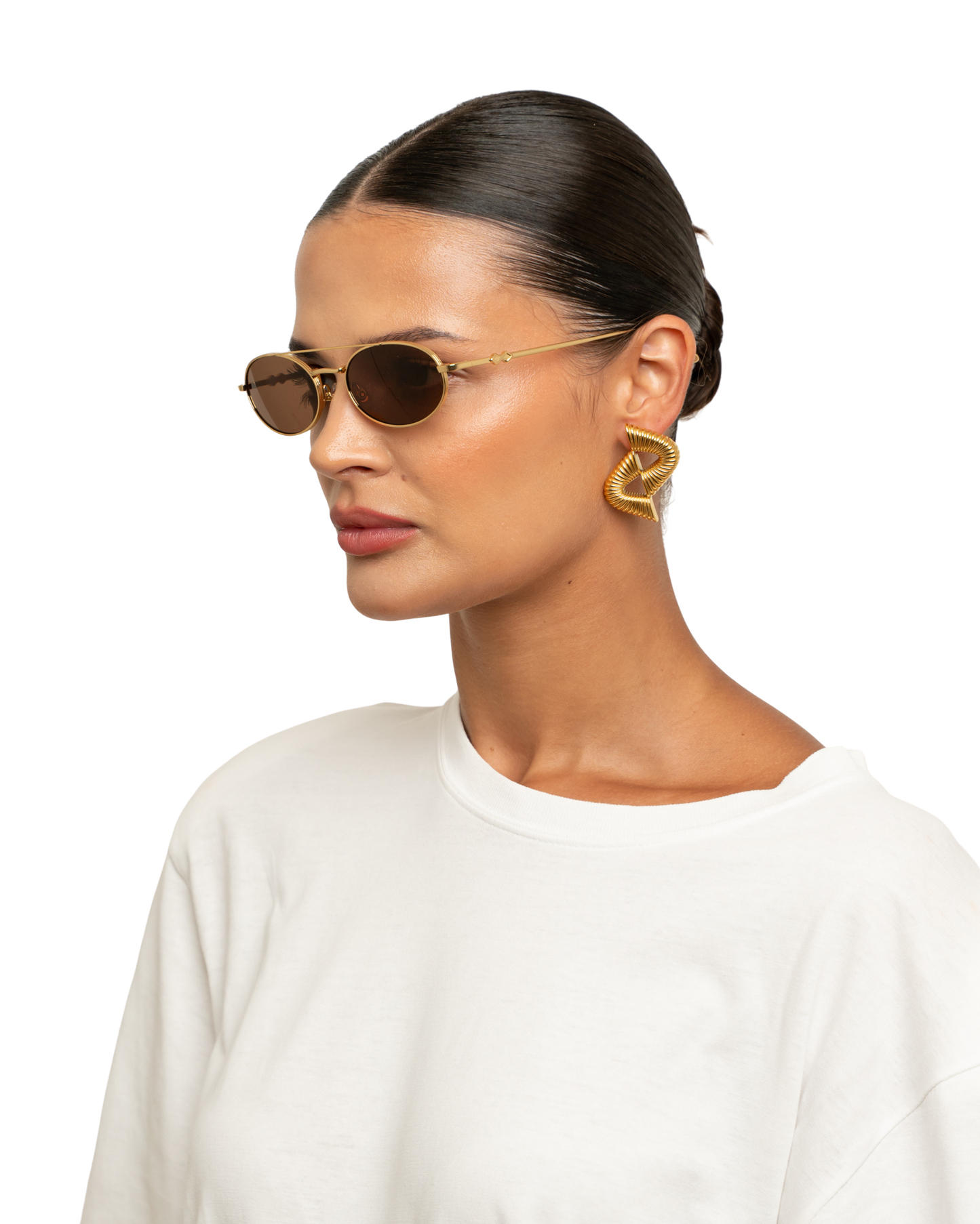 Noa - Brown Sunglasses