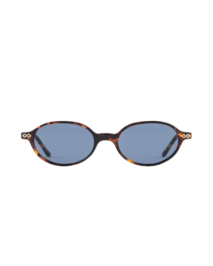 Noor - Blue on Tortoise Sunglasses