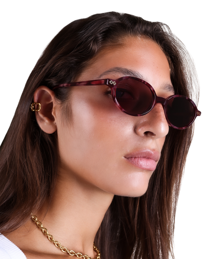 Noor - Cherry Tortoise Sunglasses