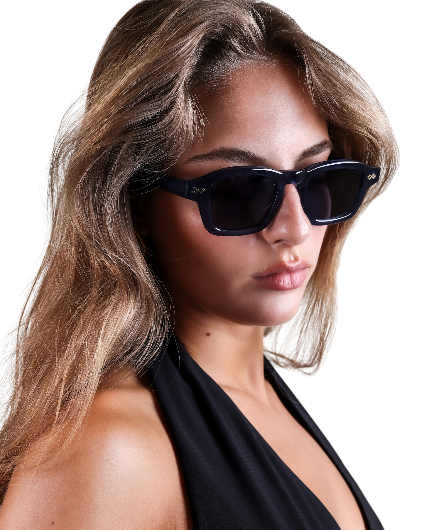 Nora - Navy Blue Sunglasses