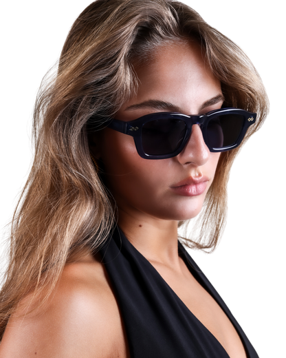 Nora - Navy Blue Sunglasses