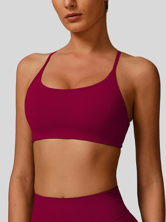 LOA SculptCore Plunge Bra Scarlet