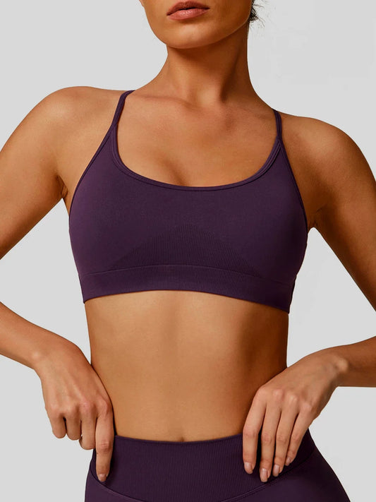 LOA SculptCore Plunge Bra Violet