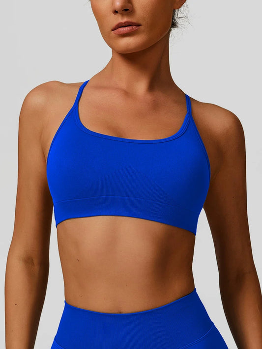 LOA SculptCore Plunge Bra Regal Blue
