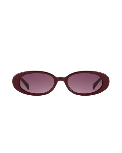 Olivia - Burgundy Sunglasses