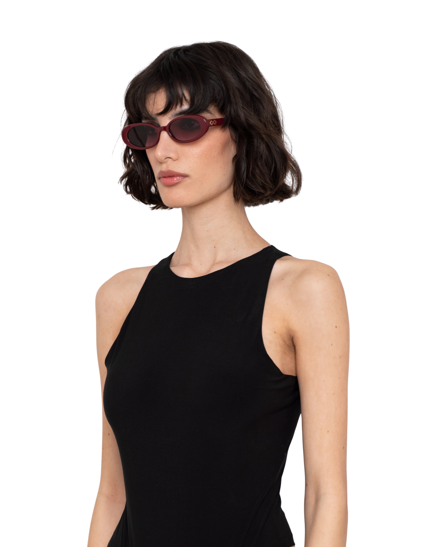 Olivia - Burgundy Sunglasses