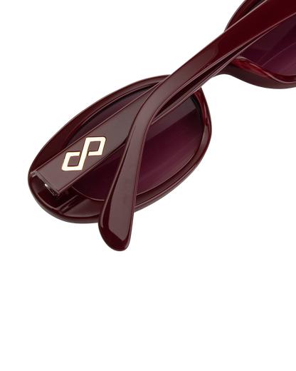 Olivia - Burgundy Sunglasses