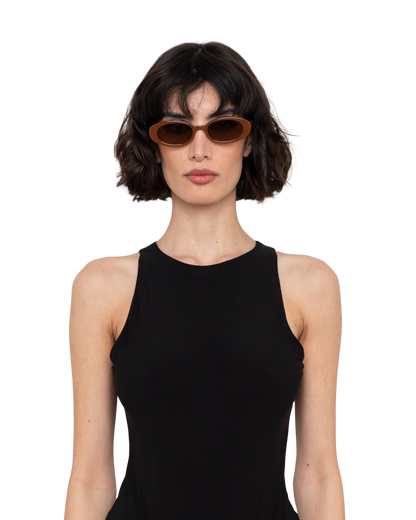 Olivia - Mocha Sunglasses