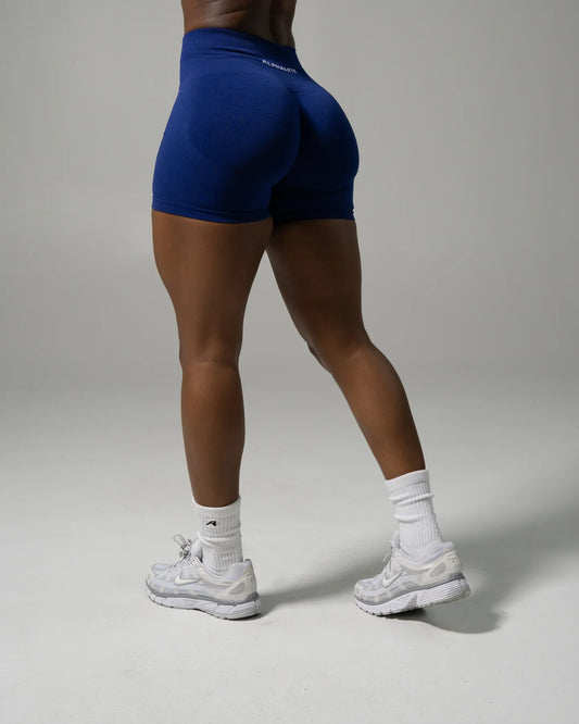 Pump Mid Rise Short - Indigo | Workout Clothes For Women | Alphalete