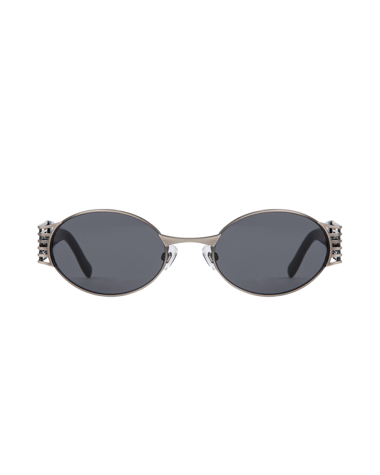 Pam - Black on Silver Sunglasses