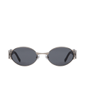 Pam - Black on Silver Sunglasses