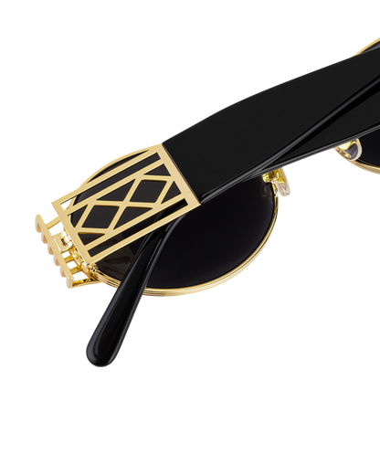 Pam - Mirror Gold Sunglasses