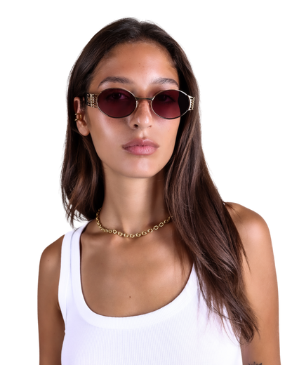 Pam - Plum Sunglasses