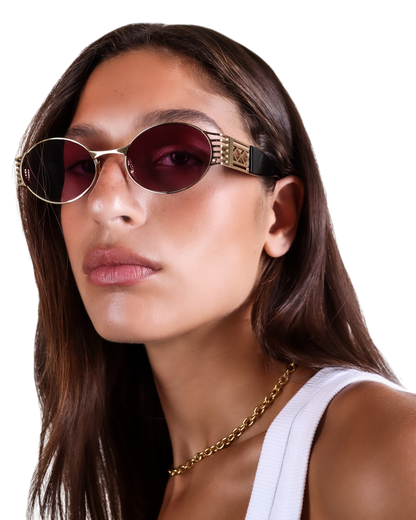 Pam - Plum Sunglasses