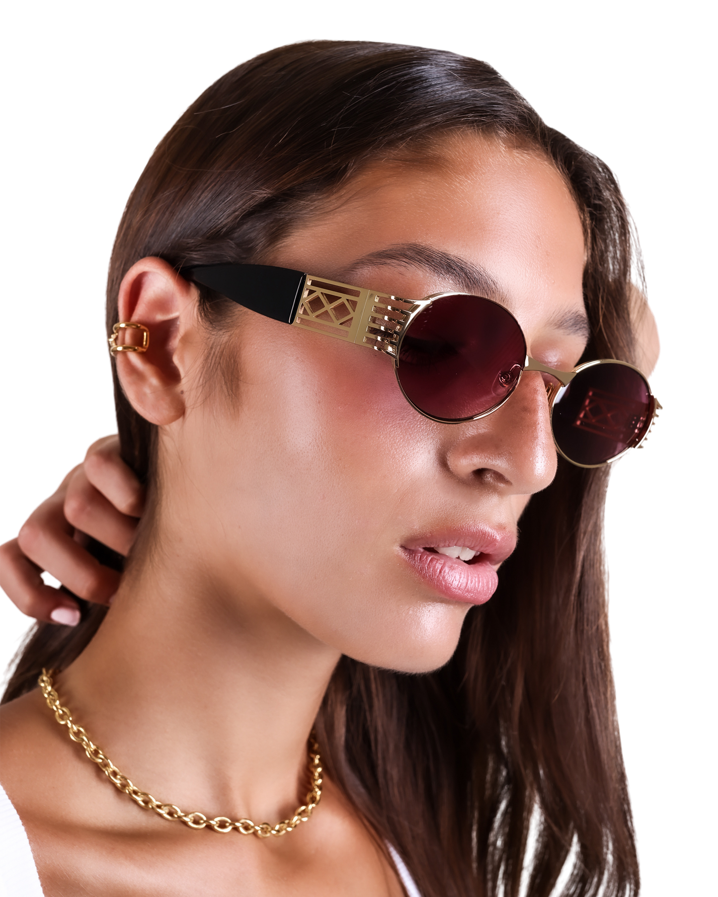 Pam - Plum Sunglasses