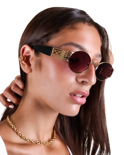 Pam - Plum Sunglasses