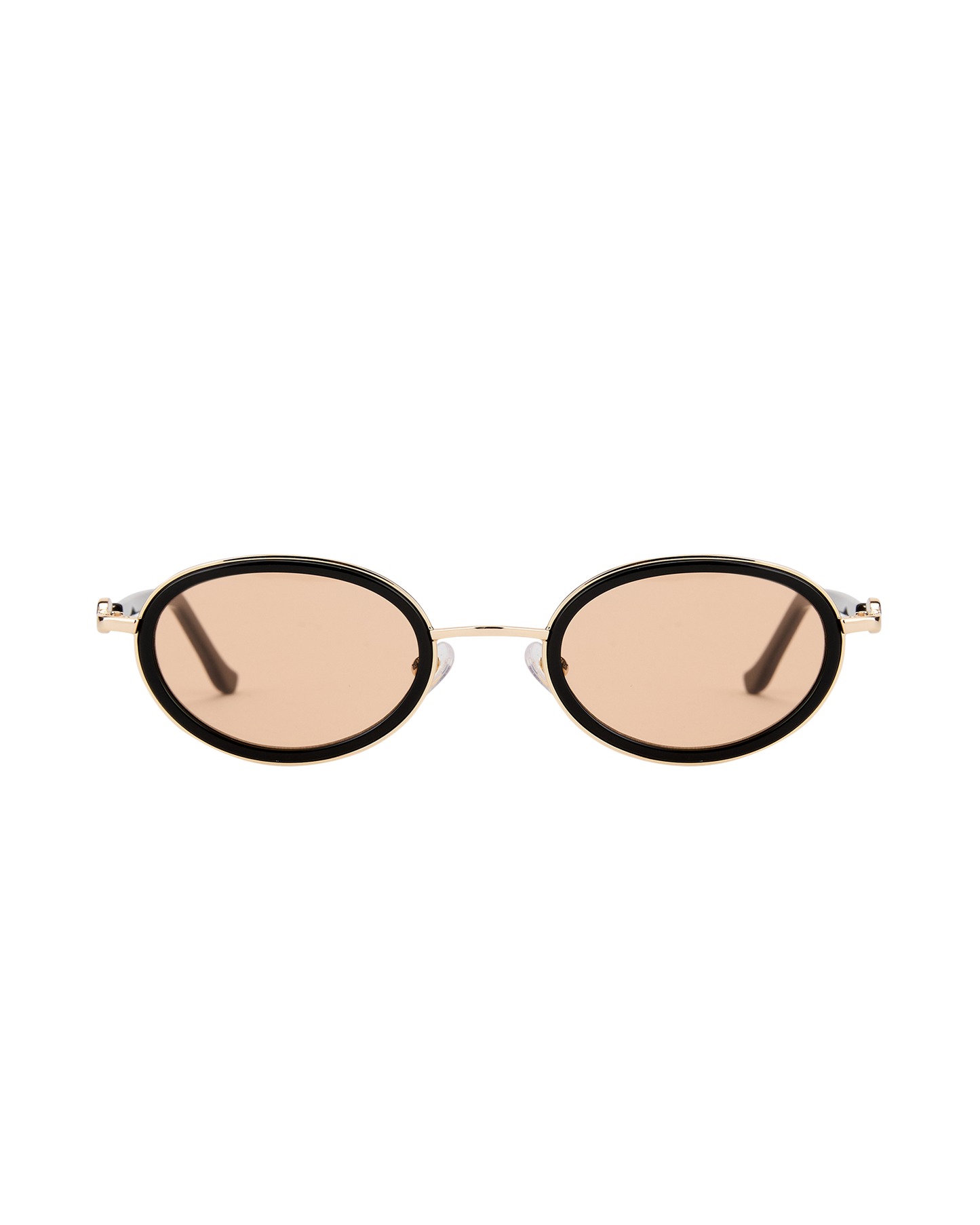 Rea - Orange on Black Sunglasses