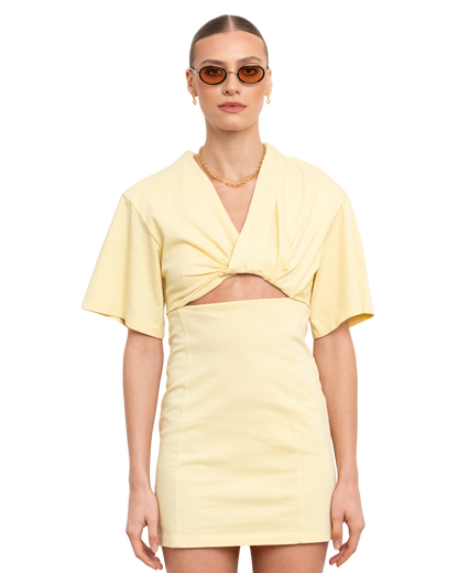 Rea - Orange on Black Sunglasses