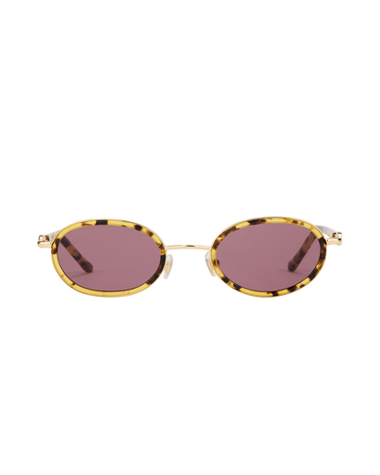 Rea - Yellow Tortoise Sunglasses