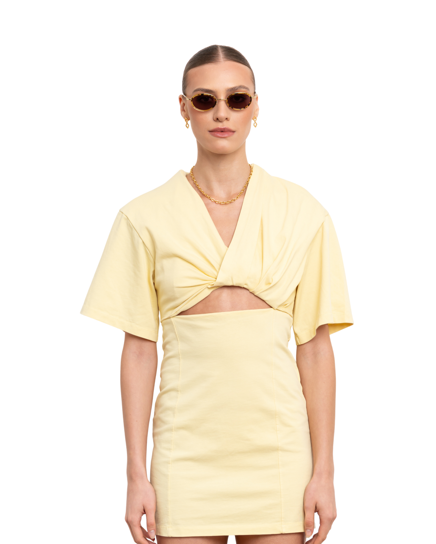 Rea - Yellow Tortoise Sunglasses
