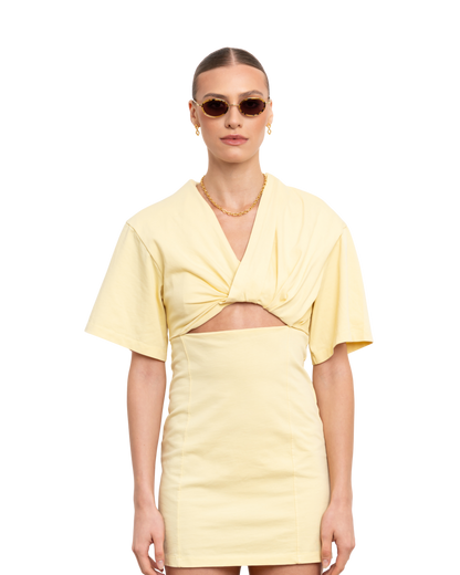 Rea - Yellow Tortoise Sunglasses