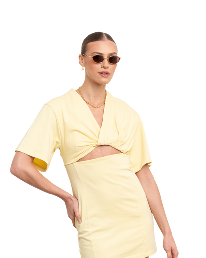 Rea - Yellow Tortoise Sunglasses