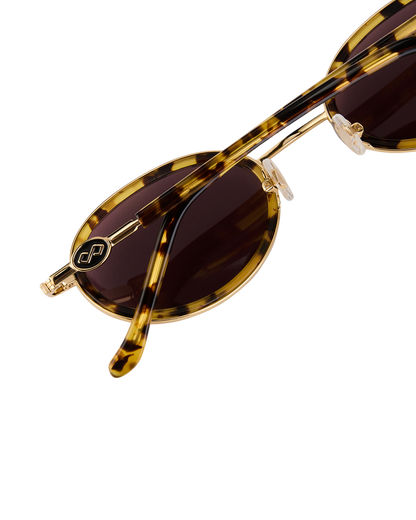 Rea - Yellow Tortoise Sunglasses