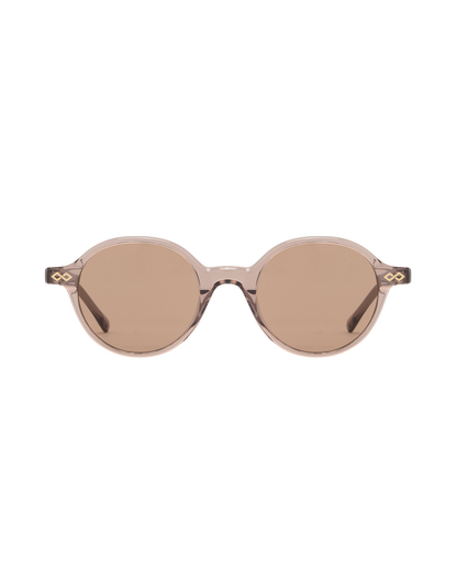 Rey - Clear Brown Sunglasses
