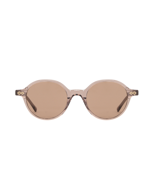 Rey - Clear Brown Sunglasses
