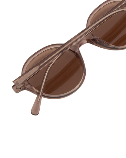 Rey - Clear Brown Sunglasses
