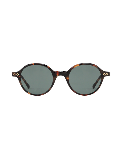 Rey - Green on Tortoise Sunglasses