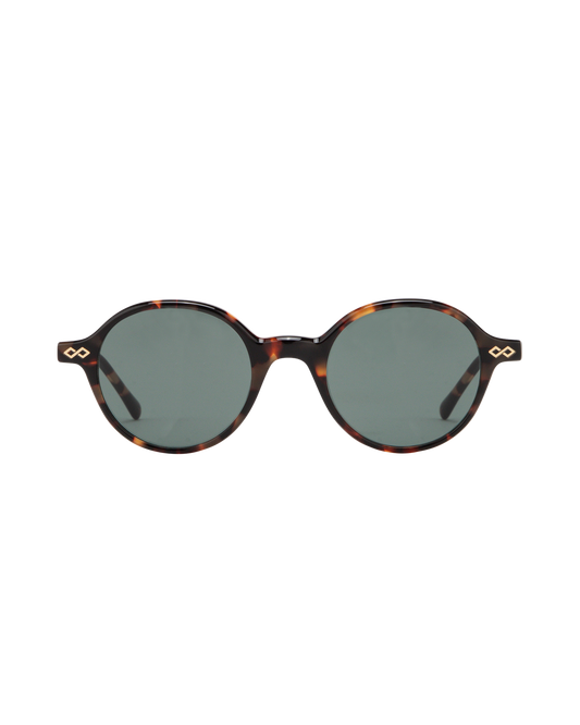 Rey - Green on Tortoise Sunglasses