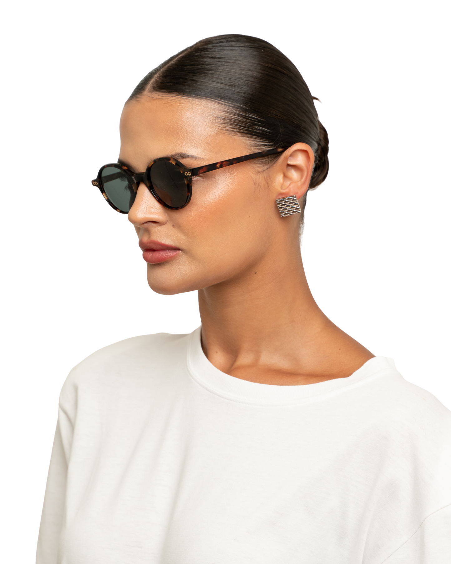Rey - Green on Tortoise Sunglasses