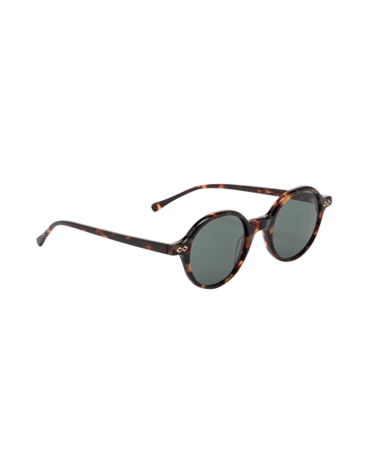 Rey - Green on Tortoise Sunglasses