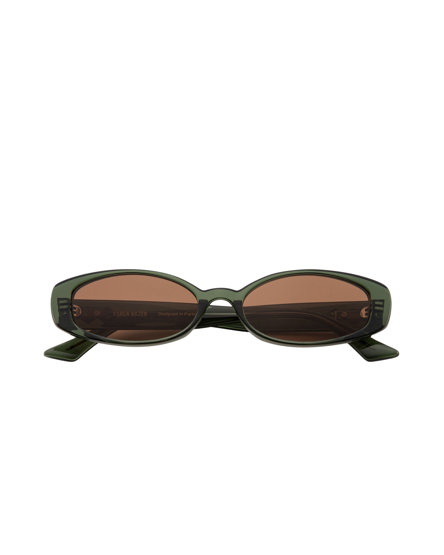 Rio - Brown on Olive Sunglasses