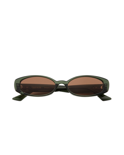 Rio - Brown on Olive Sunglasses