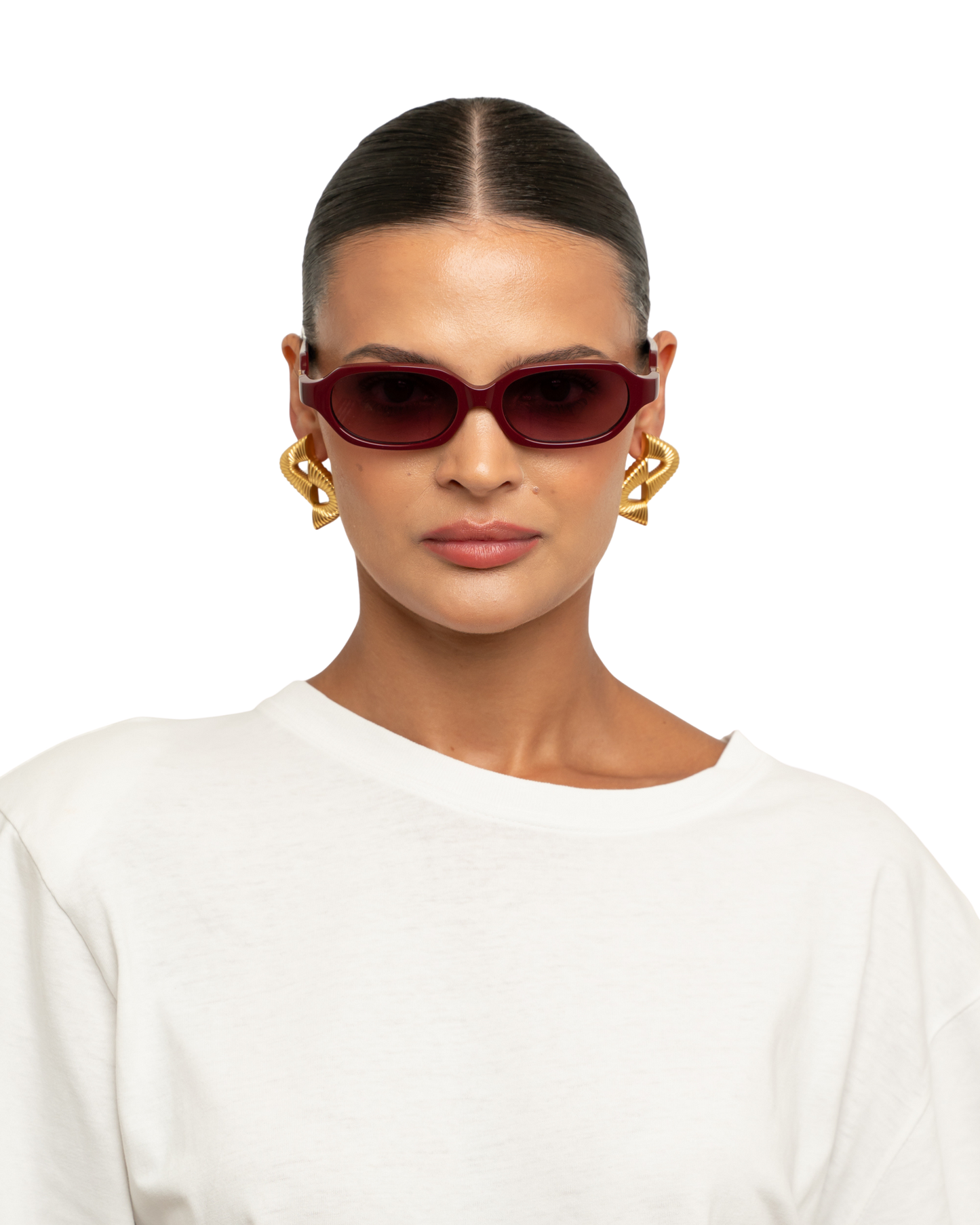 River - Burgundy Sunglasses