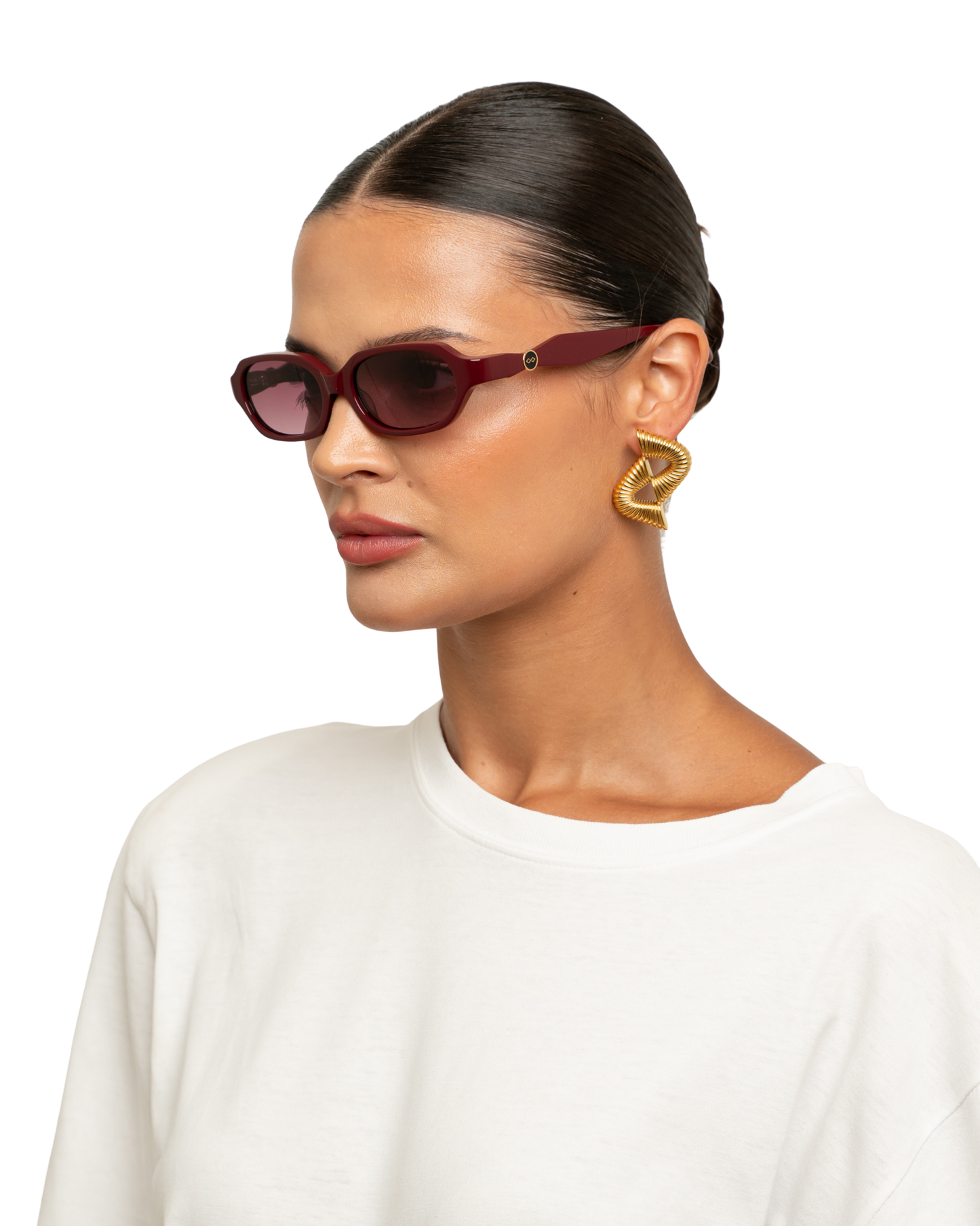 River - Burgundy Sunglasses